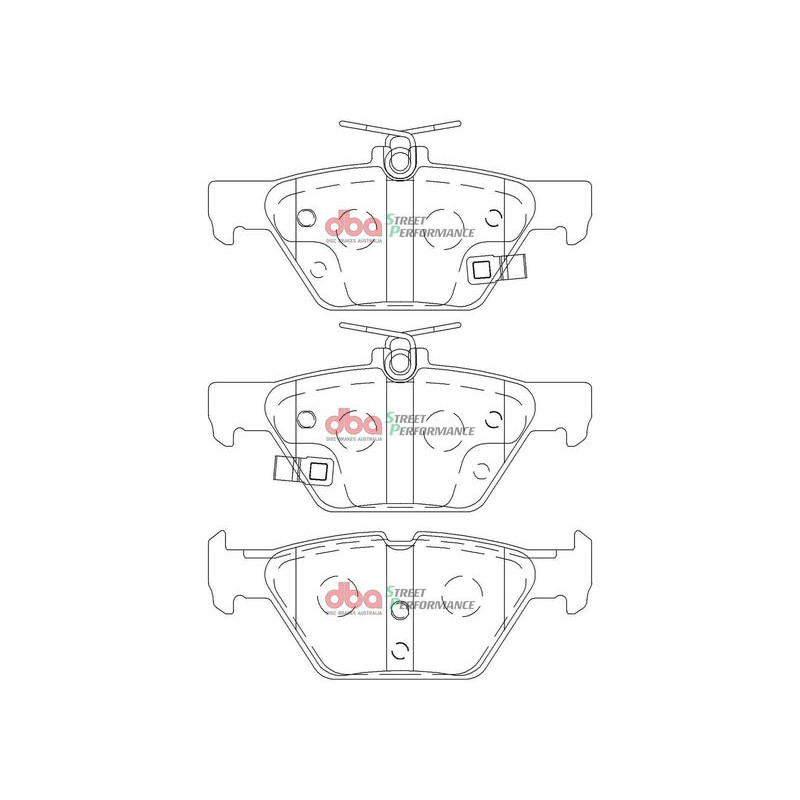 DBA Australia Комплект накладки за високо натоварване