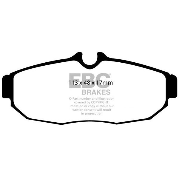 EBC Brakes Комплект накладки за високо натоварване