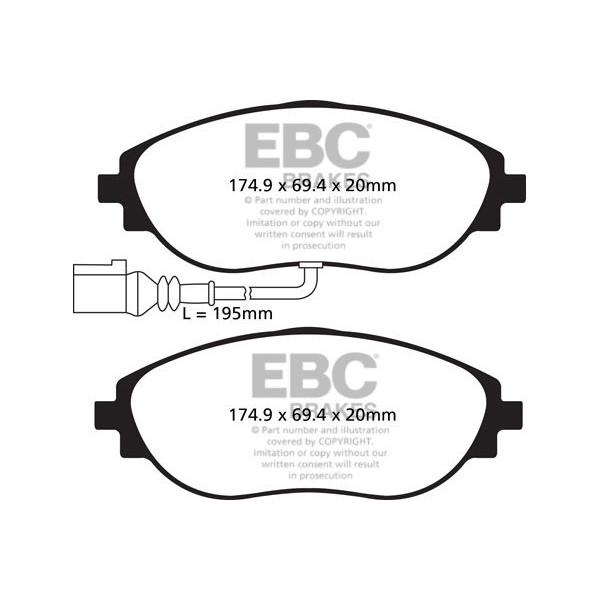 EBC Brakes Спортни performance накладки