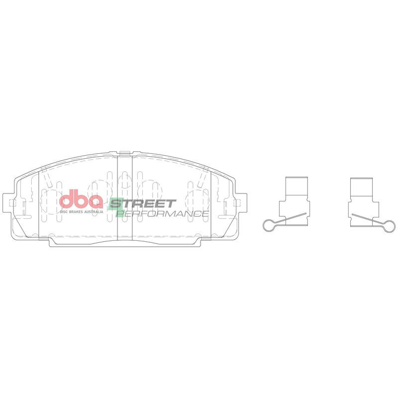 Снимка на Комплект накладки за високо натоварване DBA Australia DB1328SP за Toyota HiAce 4 Wagon 2.4 (RCH12, RCH22) - 115 к.с. бензин