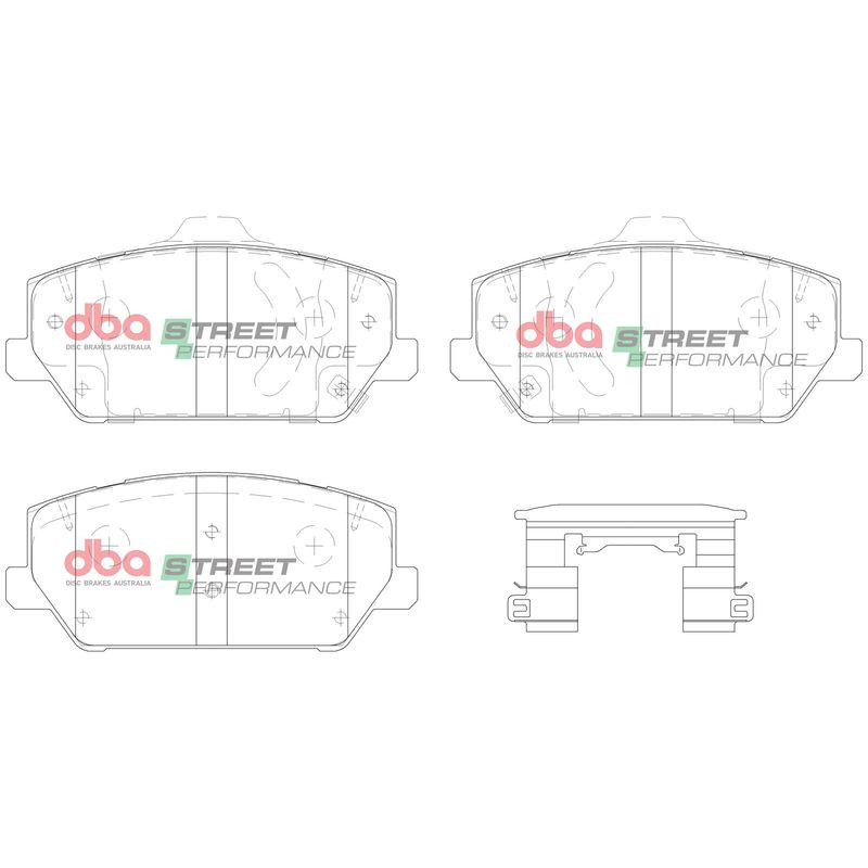 Снимка на Комплект накладки за високо натоварване DBA Australia DB15012SP за Hyundai i30 (PDE, PD) 2.0 N - 275 к.с. бензин