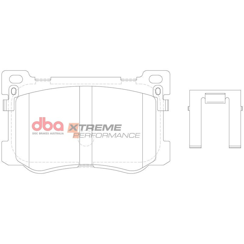 Снимка на Комплект накладки за високо натоварване DBA Australia DB15021XP за Hyundai Genesis (DH) 3.8 GDI - 315 к.с. бензин