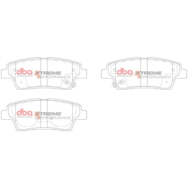 Снимка на Комплект накладки за високо натоварване DBA Australia DB15022XP за Hyundai Genesis (DH) 3.8 GDI - 315 к.с. бензин
