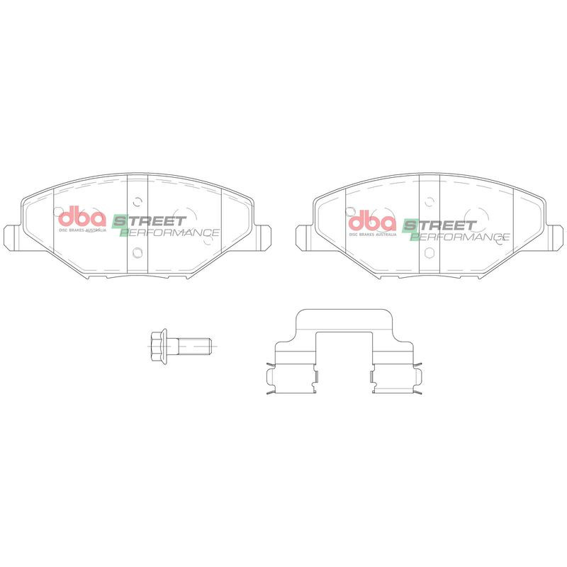 Снимка на Комплект накладки за високо натоварване DBA Australia DB15024SP за Skoda Fabia (NJ3) 1.2 TSI - 90 к.с. бензин