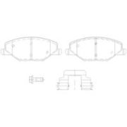 комплект накладки за високо натоварване DBA Australia DB15024XP Skoda Fabia (NJ3) 1.2 TSI