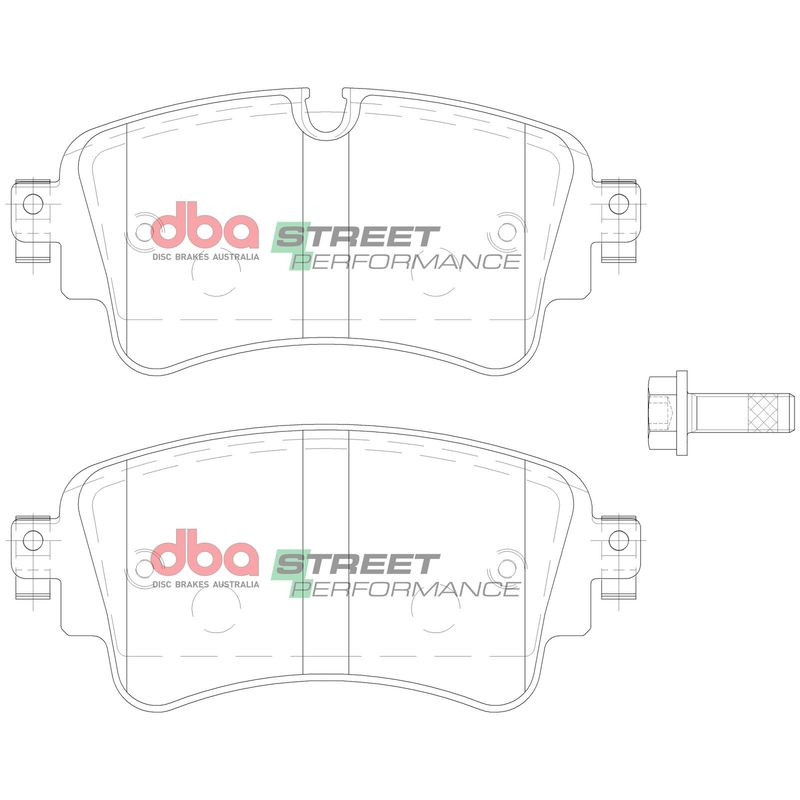 Снимка на Комплект накладки за високо натоварване DBA Australia DB15032XP за Audi A5 Sportback (F5A) S5 TFSI quattro - 354 к.с. бензин