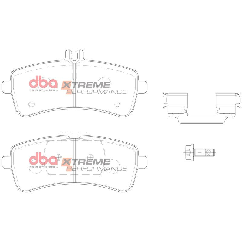 Снимка на Комплект накладки за високо натоварване DBA Australia DB15034XP за Mercedes S-Class Convertible (A217) AMG S 63 (217.487) - 612 к.с. бензин