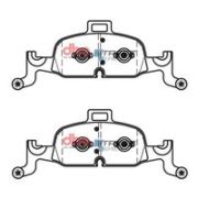 комплект накладки за високо натоварване DBA Australia DB15060XP