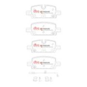 комплект накладки за високо натоварване DBA Australia DB15146XP Chevrolet SILVERADO 1500 Crew Cab Pickup (GMT1CC) 6.2 4WD