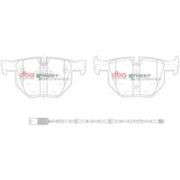 комплект накладки за високо натоварване DBA Australia DB1694SP BMW X5 E70 3.0 d