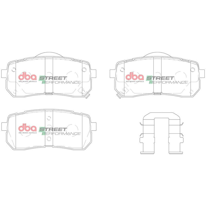 Снимка на Комплект накладки за високо натоварване DBA Australia DB1957SP за Hyundai H-1 Cargo 2.5 CRDi - 170 к.с. дизел