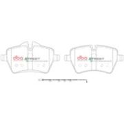 комплект накладки за високо натоварване DBA Australia DB2052SP Mini Countryman (R60) Cooper D ALL4