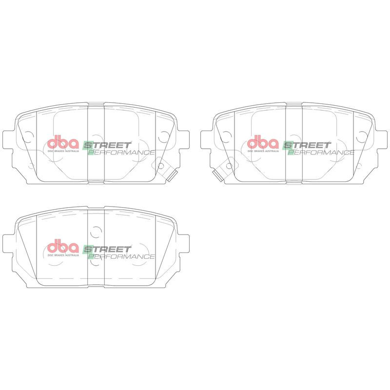 Снимка на Комплект накладки за високо натоварване DBA Australia DB2175SP за Kia Carens 4 2.0 GDi - 166 к.с. бензин