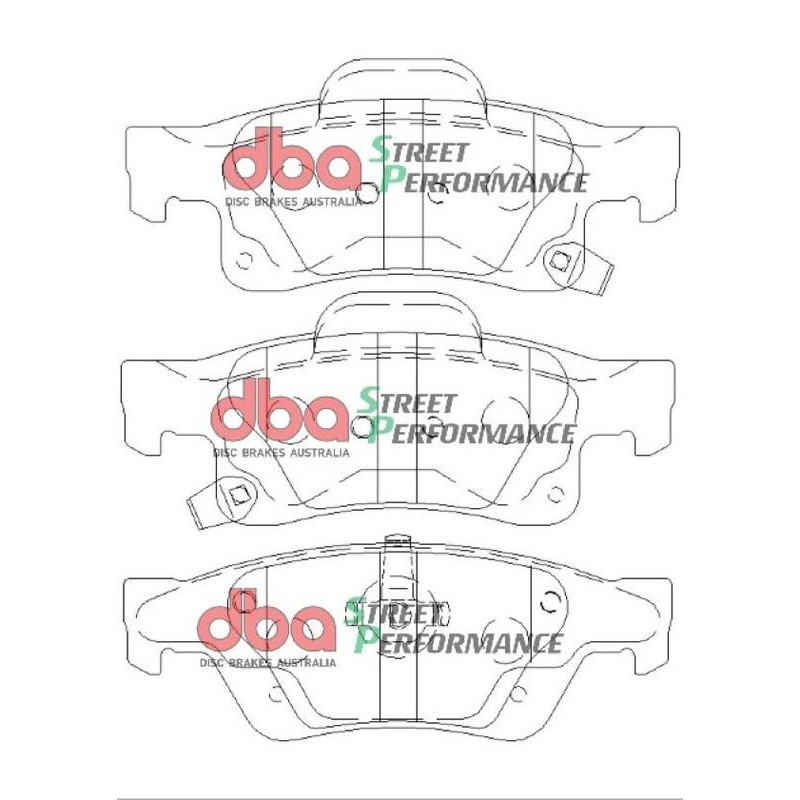 Снимка на Комплект накладки за високо натоварване DBA Australia DB2217SP за Jeep Grand Cherokee 4 (WK) 3.6 VVT 4x4 - 290 к.с. бензин