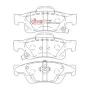 комплект накладки за високо натоварване DBA Australia DB2217XP Jeep Grand Cherokee 4 (wk, wk2) 5.7 V8 4x4
