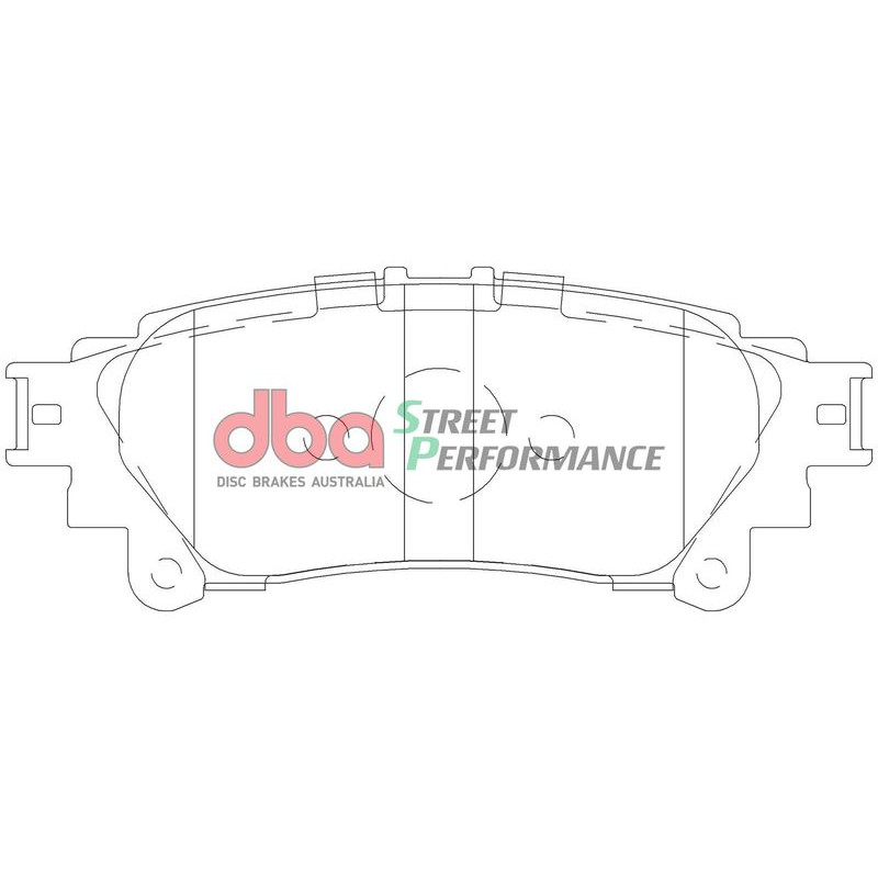 Снимка на Комплект накладки за високо натоварване DBA Australia DB2245SP за Lexus GS (GRL1,GWL1) 250 (GRL11_, GRL11R) - 209 к.с. бензин