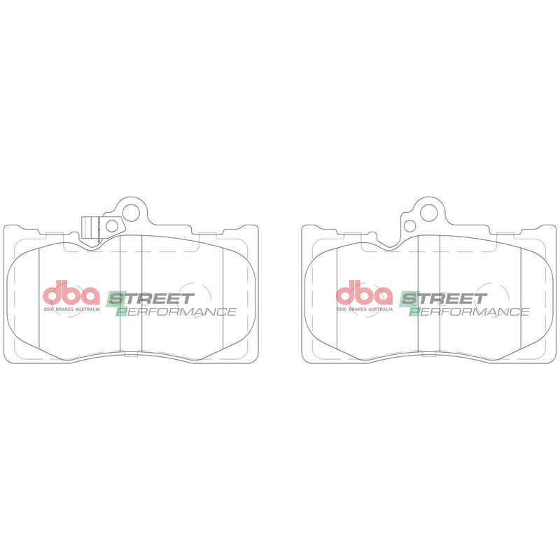 Снимка на Комплект накладки за високо натоварване DBA Australia DB2255SP за Lexus GS (GRL1,GWL1) 250 (GRL11_, GRL11R) - 209 к.с. бензин