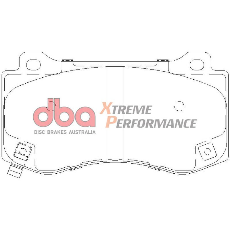 Снимка на Комплект накладки за високо натоварване DBA Australia DB2259XP за Dodge Challenger Coupe 6.4 SRT8 - 477 к.с. бензин