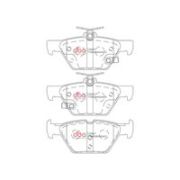 комплект накладки за високо натоварване DBA Australia DB2398SP Subaru Outback (BS) 2.0 D AWD (BSD)