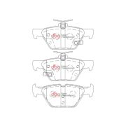 Снимка 1 на Комплект накладки за високо натоварване DBA Australia DB2398SP
