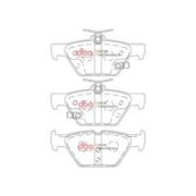 комплект накладки за високо натоварване DBA Australia DB2398XP Subaru Outback (BS) 2.0 D AWD (BSD)
