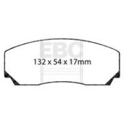комплект накладки за високо натоварване EBC Brakes DP8002RPX Jaguar XJ 220 Coupe (X27) 3.5 V6