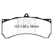 комплект накладки за високо натоварване EBC Brakes DP8005RPX Subaru Impreza Wagon (GD,GG) 2.5 WRX AWD (GGG)