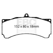 Снимка 1 на Комплект накладки за високо натоварване EBC Brakes DP8005RPX Снимка 1 на Комплект накладки за високо натоварване EBC Brakes DP8005RPX