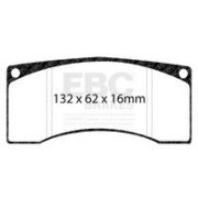 комплект накладки за високо натоварване EBC Brakes DP8016RPX Subaru Impreza Wagon (GD,GG) 2.0 AWD (GG9)