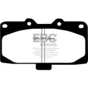 комплект накладки за високо натоварване EBC Brakes DP81200RPX Subaru Impreza Wagon (GF) 2.0 i 16V AWD (GF8)