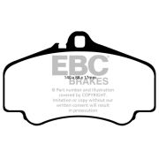 Снимка 1 на Комплект накладки за високо натоварване EBC Brakes DP81454RPX