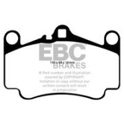 комплект накладки за високо натоварване EBC Brakes DP81515RP1 Porsche 911 (991) 3.8 Carrera 4S