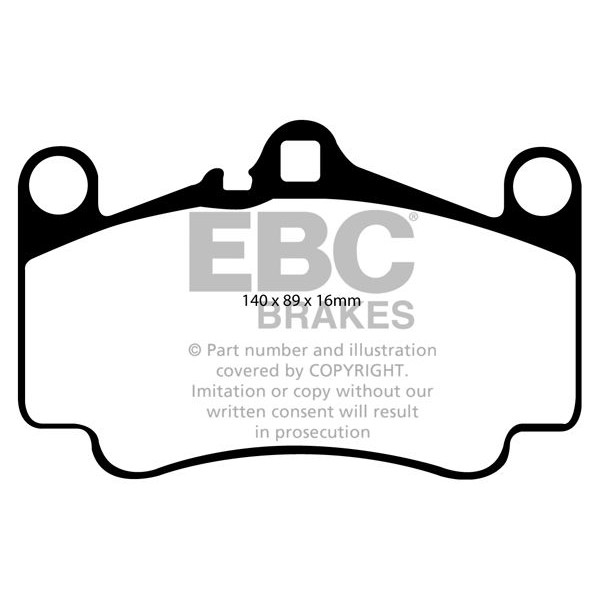 Снимка на Комплект накладки за високо натоварване EBC Brakes DP81515RP1 за Porsche 911 (991) 3.8 Carrera 4S - 400 к.с. бензин