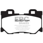 комплект накладки за високо натоварване EBC Brakes DP81824RP1 Infiniti Q60 Coupe 3.7