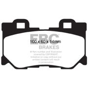 Снимка 1 на Комплект накладки за високо натоварване EBC Brakes DP81824RP1 Снимка 1 на Комплект накладки за високо натоварване EBC Brakes DP81824RP1