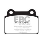 комплект накладки за високо натоварване EBC Brakes DP81985RPX Mitsubishi Lancer Ex Saloon (CY-ZA) 2.0 i (CY4A)