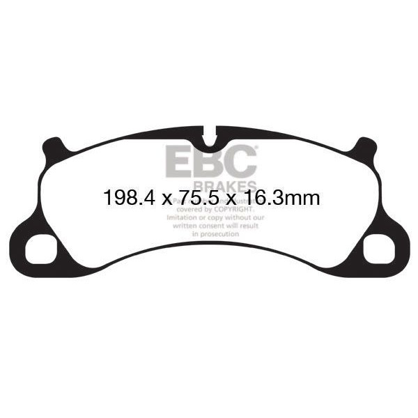 Снимка на Комплект накладки за високо натоварване EBC Brakes DP82144RP1 за Porsche 911 (991) 3.8 Carrera S - 400 к.с. бензин
