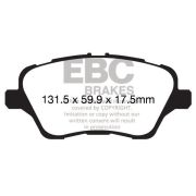 Снимка 1 на Комплект накладки за високо натоварване EBC Brakes DP82149RP1 Снимка 1 на Комплект накладки за високо натоварване EBC Brakes DP82149RP1
