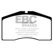 комплект накладки за високо натоварване EBC Brakes DP8997RPX Porsche 911 Targa (993) 3.8 Carrera