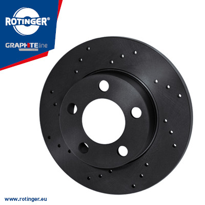 Снимка на спирачен диск ROTINGER GRAPHITE LINE TUNING RT 1092-GL T3  Hyundai Pony 1.3 - 68 к.с. benzina