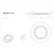 спирачен диск за високо натоварване DBA Australia DBA52113.1