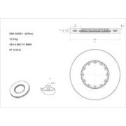 спирачен диск за високо натоварване DBA Australia DBA52288.1