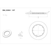 Снимка 1 на Спирачен диск за високо натоварване DBA Australia DBA52399.1