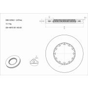 Снимка 1 на Спирачен диск за високо натоварване DBA Australia DBA52592.1XD