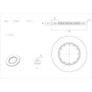 спирачен диск за високо натоварване DBA Australia DBA52880.1 BMW 3 Cabrio E46 M3