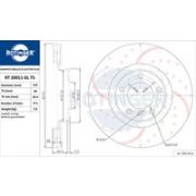 спирачен диск ROTINGER GRAPHITE DRILLED & SLOTTED PLUS RT 20011-GL T5 BMW Z3 Cabrio M 3.2