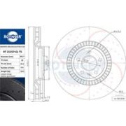 спирачен диск ROTINGER GRAPHITE DRILLED & SLOTTED PLUS RT 21357-GL T5 Audi A6 Sedan (4G2, C7) 3.0 TFSI quattro