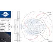 спирачен диск ROTINGER GRAPHITE DRILLED & SLOTTED PLUS RT 22020-GL T5 Volvo V60 2 D3