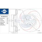 спирачен диск ROTINGER GRAPHITE DRILLED & SLOTTED PLUS RT 22225-GL T5 Audi A6 Allroad C8 (4AH) 40 TDI Mild Hybrid quattro