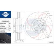 спирачен диск ROTINGER GRAPHITE DRILLED & SLOTTED PLUS RT 2251-GL T5 Lexus GS Saloon (JZS160) 300 (JZS160_, JZS160R)